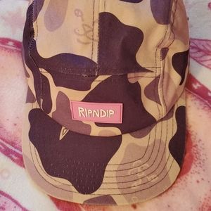 Ripndip nermal purple camo cap